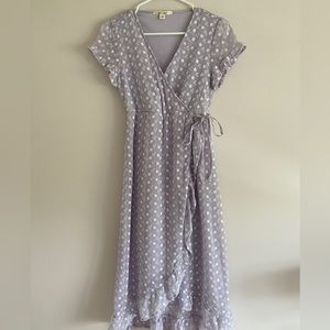 Francesca’s Floral Wrap Dress